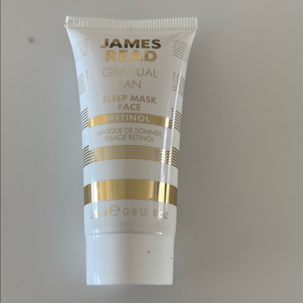 Gradual Tan Sleep Mask Face Retinol - Gold and White